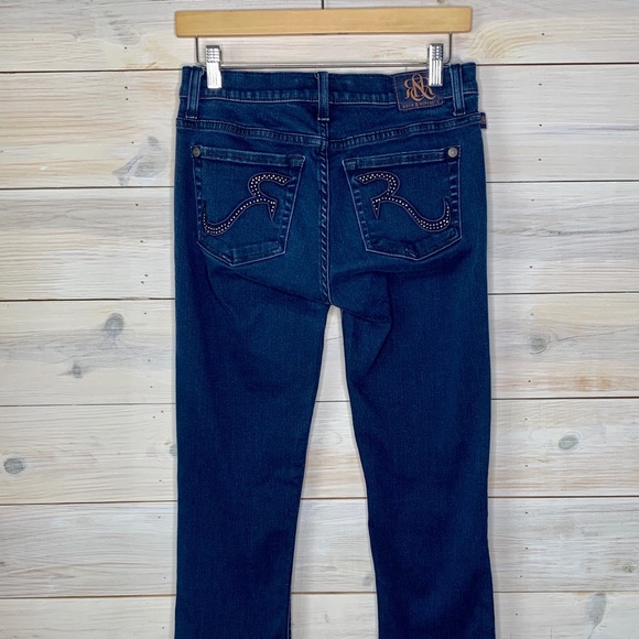 Rock & Republic Kasandra Dark Bootcut Jeans Size 6 - Picture 9 of 13